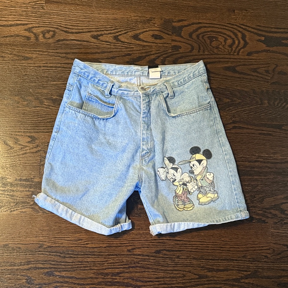 Vintage 90’s Disney Mickey Unlimited Jerry Leigh Jean Shorts